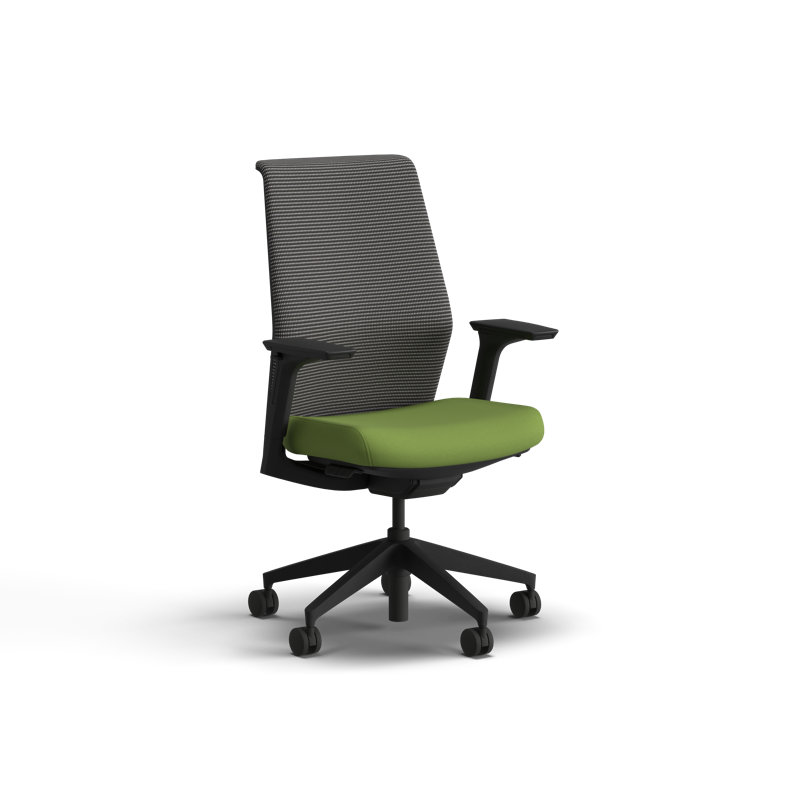 Chaise de bureau ergonomique en filet HON, Noir, Poire