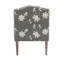 Fauteuil d'appoint rembourré Arlynda avec broderie florale