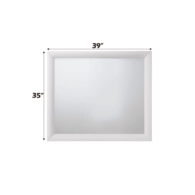 Miroir pour une utilisation quotidienne, Blanc