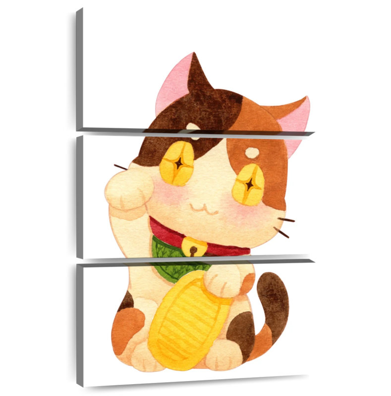 Brampt Chinese Cat, 50" H x 32" W