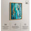 «Whispers in Sea Blue and Gold Canvas Geode» par Art Remedy-107452082-107452089