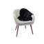 Tapis noir en peau de mouton Amel-866675173