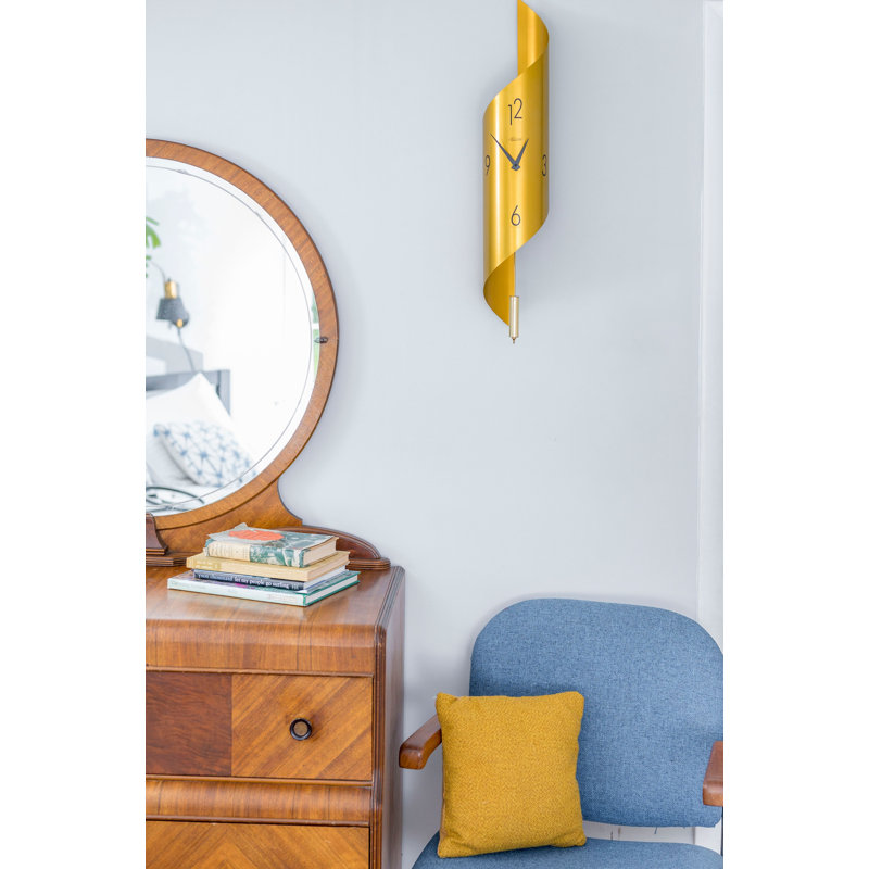 Savannah Metal Wall Clock, Large, Gold