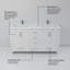Ensemble de meuble-lavabo double 60 po x P 22 po Jacques, robinet et miroir 58 po-51244998-113024817