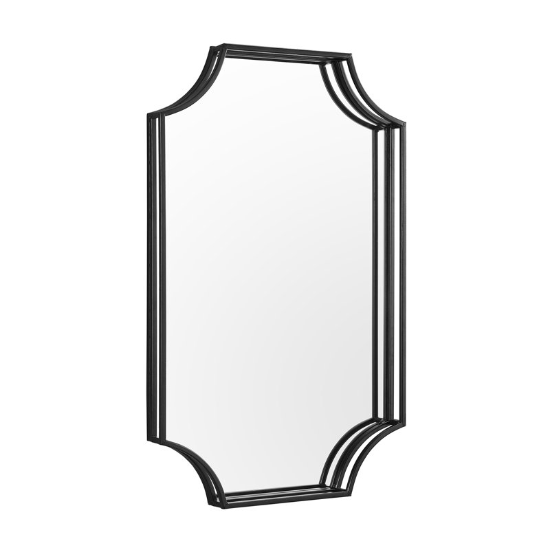Miroir d'appoint Vannoy, Noir