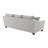 Boucle Upholstered Sofa Light Grey