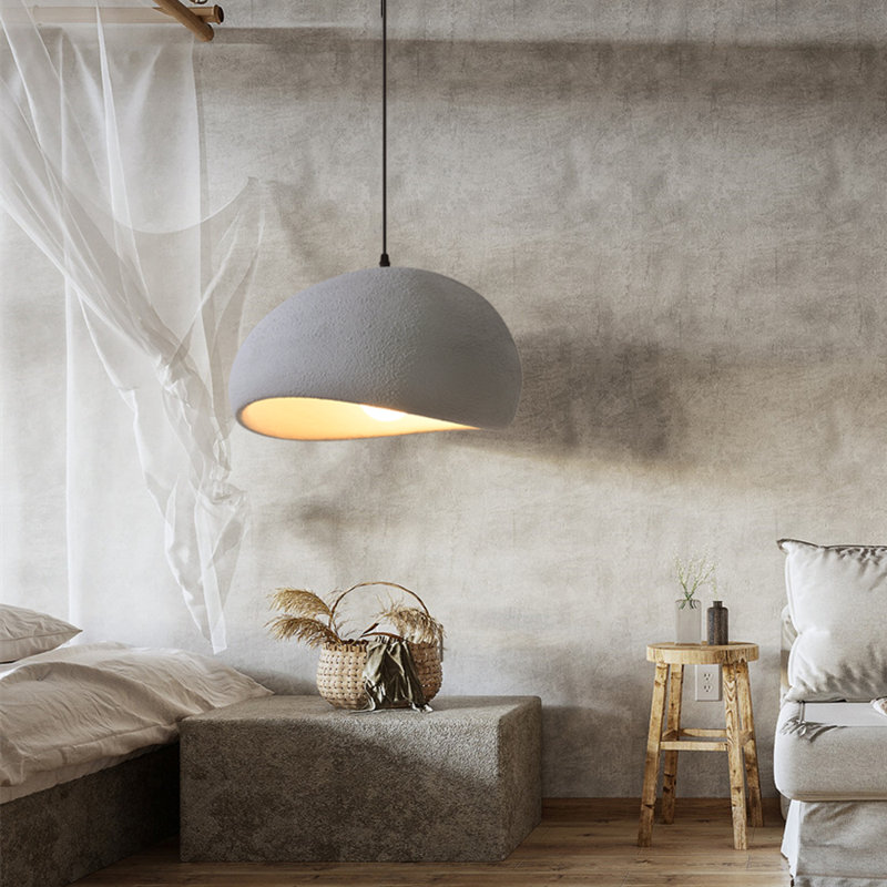 Prim 1 - Light Gray Single Pendant, 84" H x 23.62" W x 17.71" D