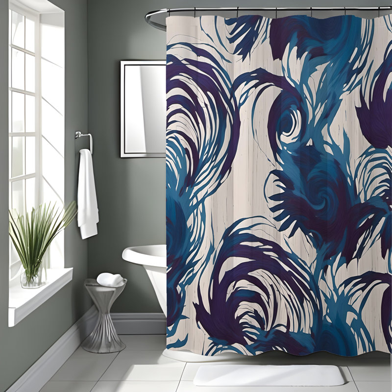 Rideau de douche Ravello, H 72 po x l 70 po