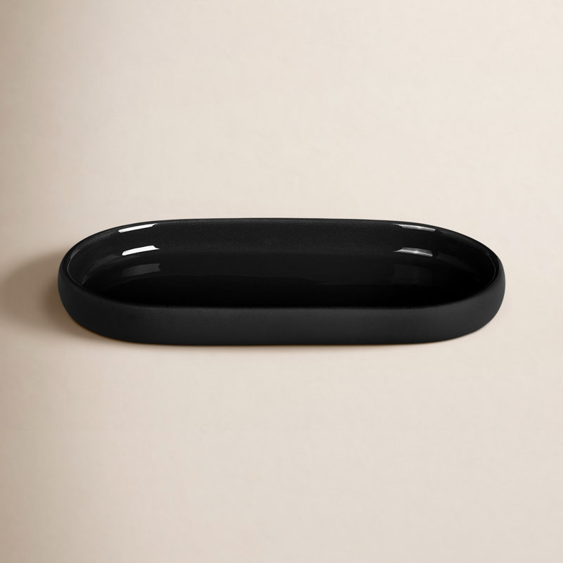 SONO Bathroom Accessory Tray, Black