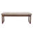 53'' Wide Upholstered Bench With Wood Legs-124944550