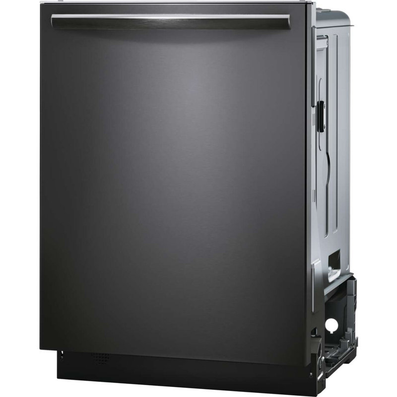 Lave-vaisselle à commande numérique 24 po 47 dBA Frigidaire Gallery, Acier inoxydable noir