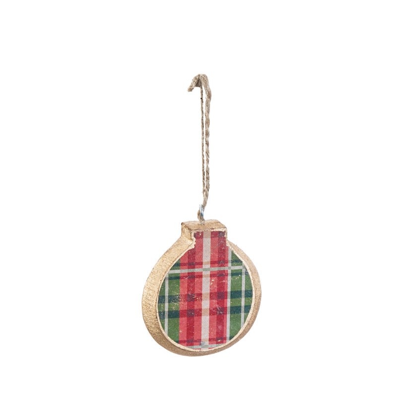 Ensemble 9 pièces d’ornements en bois à motif fêtes