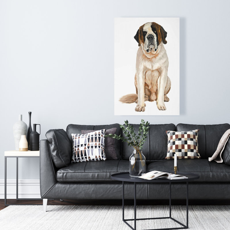 Saint Bernard Canvas Wall Art - Home Decor for Pet Lovers