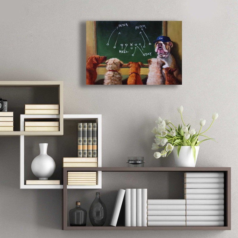 «Game Plan» par Lucia Heffernan, art mural en verre acrylique, H 16 po x l 24 po x P 0,2 po