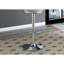 2 tabourets contemporains en similicuir gris - base, structure en métal pour la salle à manger moderne de 2 tabourets de bar en cuir,-1402365670