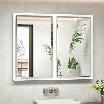 Armoire à pharmacie avec miroir et tablettes Cyrille