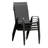Melisa Patio Dining Set 5 Pieces, All Weather Outdoor Furniture W/30"X 30" Table and 4 Stackable PVC-coated polyester Chairs, Metal Table and Chairs for Patio, Lawn, Garden, Poolside, Backyard (Umbrella not Included)-109050404