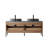 Northcutt 72'' Double Bathroom Vanity with Stone Top