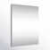 Verdera® Recessed or Surface Mount Frameless Medicine Cabinet with 3 Adjustable Shelves