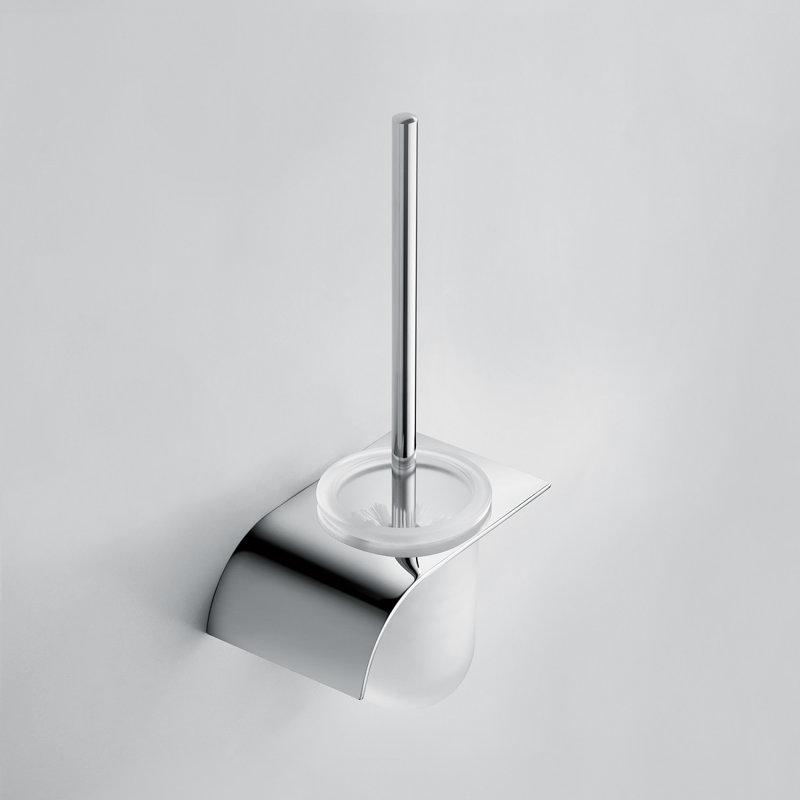 Joule Fixture Mounted Toilet Brush & Holder