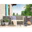 Neal 130 cm W Iron Patio Bench-379682273