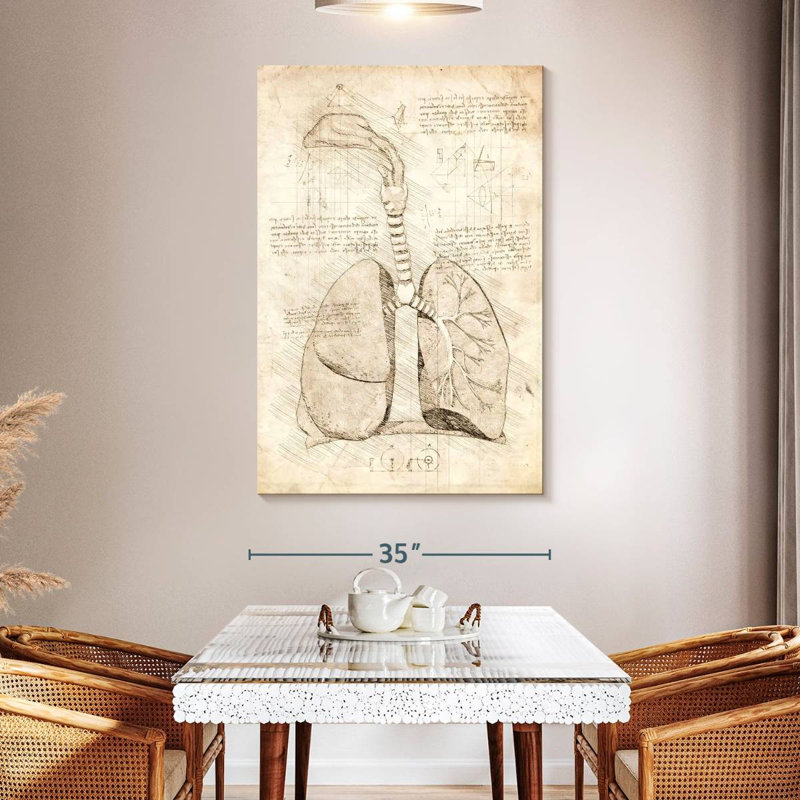Keiri Human Respiratory System, 51" H x 34" W