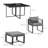 Bodhild 8 Seater Dining Set with Cushions