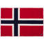 Norwegian Flag Wool Throw