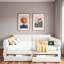 Upholstered Daybed With Usb And 2 Drawers-955355553