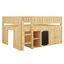 Full Loft Bed , Trundle Bed Included-1177705323