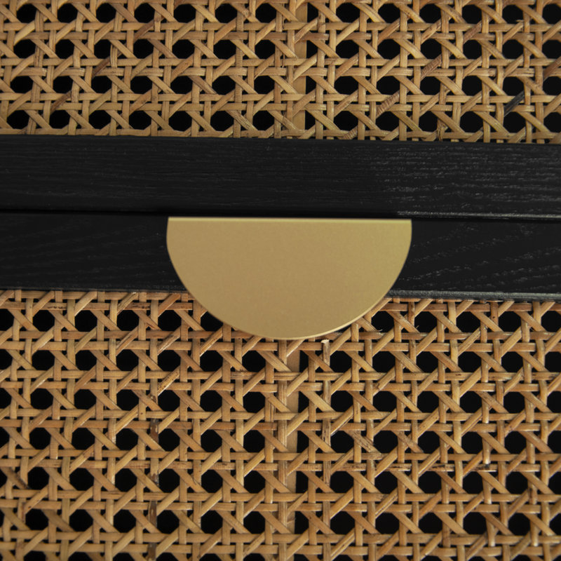 Table de chevet Lener, Noir