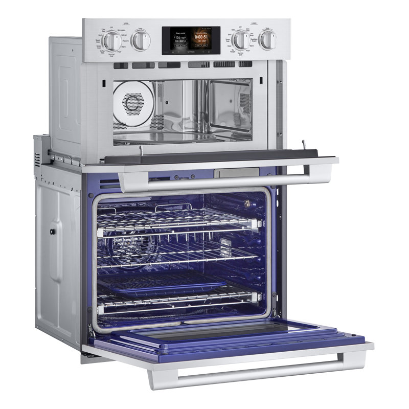 30-Inch Double Wall Oven With Steam-Combi