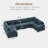 Anureet Modular U-Shaped Sectional-753101478
