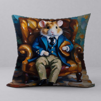 Polyester Throw Square Pillow Cover & Insert