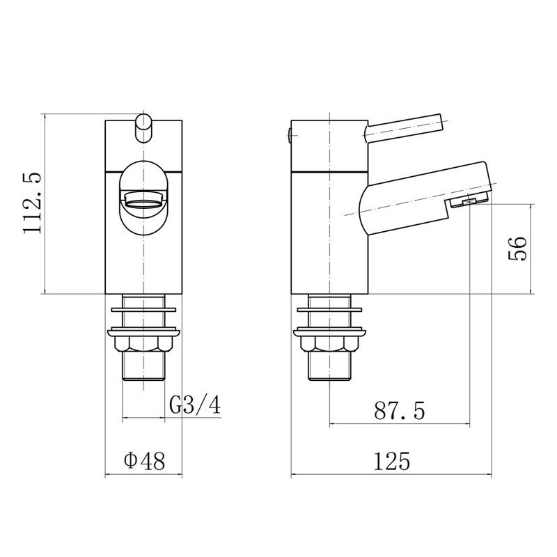 Kuster Deck Roman Tub Faucet Bath Filler