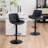 Zager Faux Leather Swivel Adjustable Height Bar Stool -915017406
