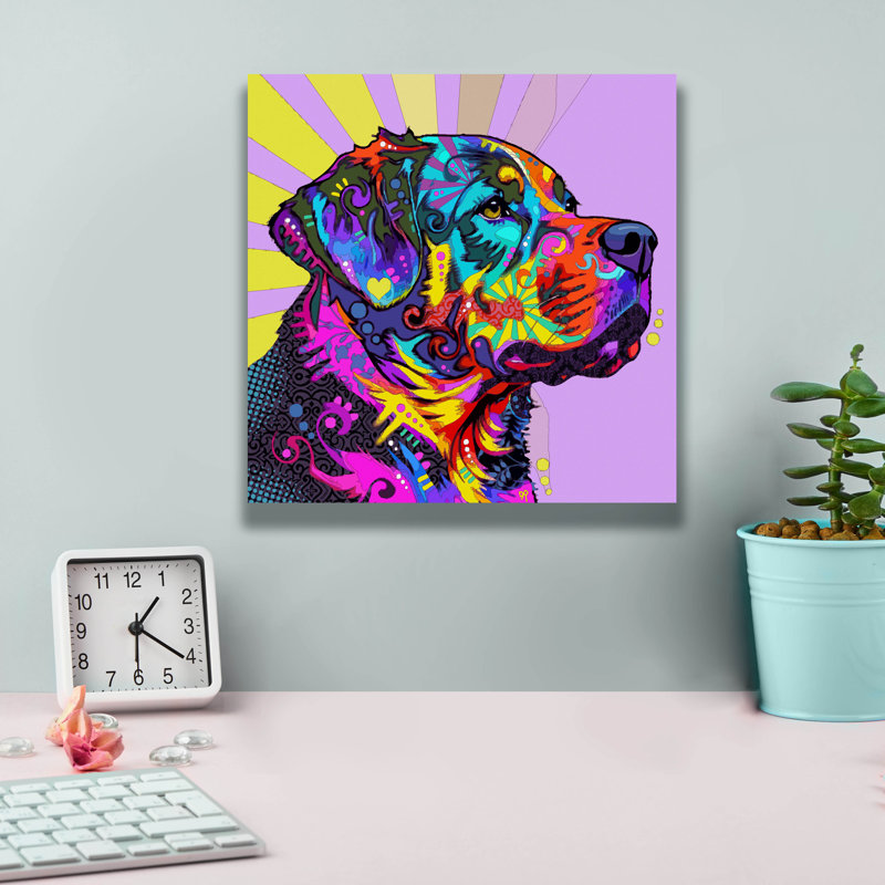 «Majestic» par Dean Russo, art mural sur toile, H 12 po x l 12 po x P 0,75 po