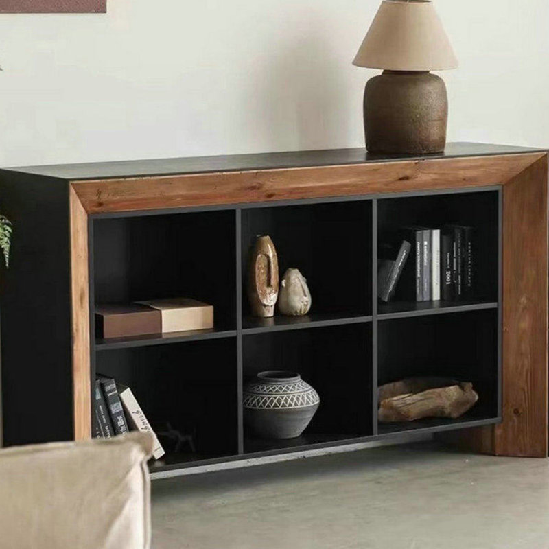 Zen-style side cabinet, 41.34" H x 78.74" W x 15.75" D