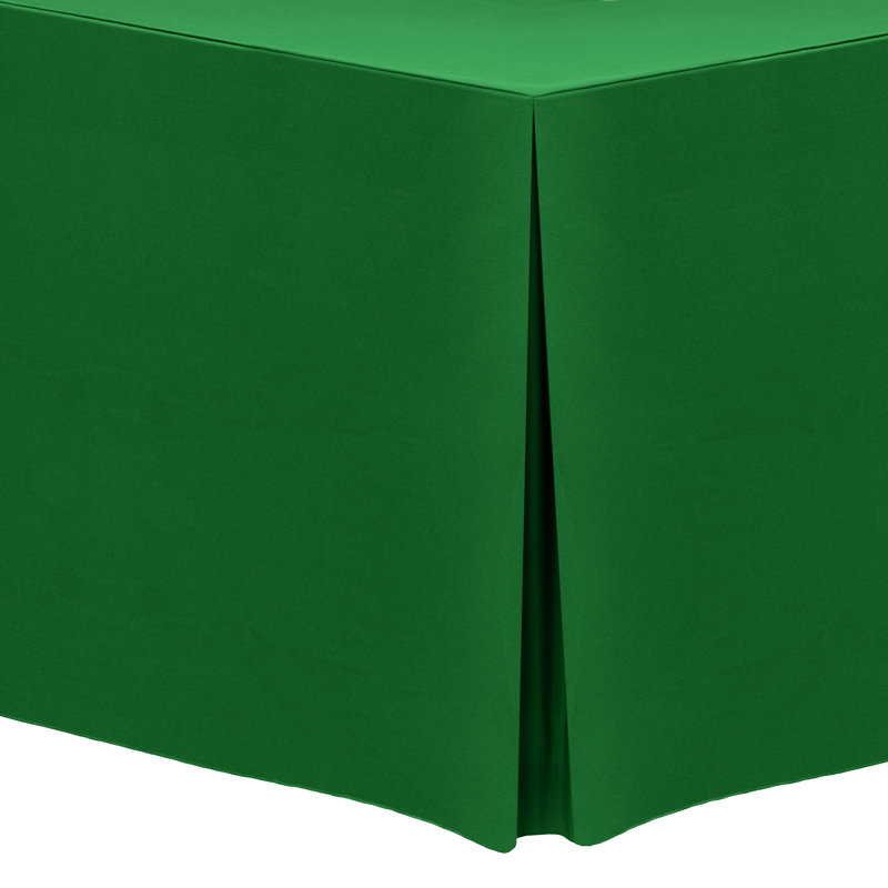 Solid Color Tablecloth, 72" x 18", 10, Emerald