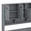 Lit plateforme avec lit gigogne simple, armoire et tablette tout-en-un-107330296-107330297