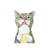 Tabby Cat With Ice Cream by Alexey Dmitrievich Shmyrov - Wrapped Canvas Gallery-Wrapped Canvas Giclée-1376718885