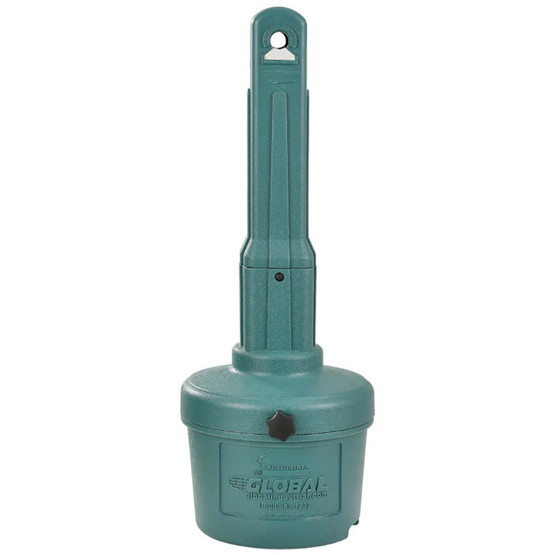 Global Industrial Ashtray, Green