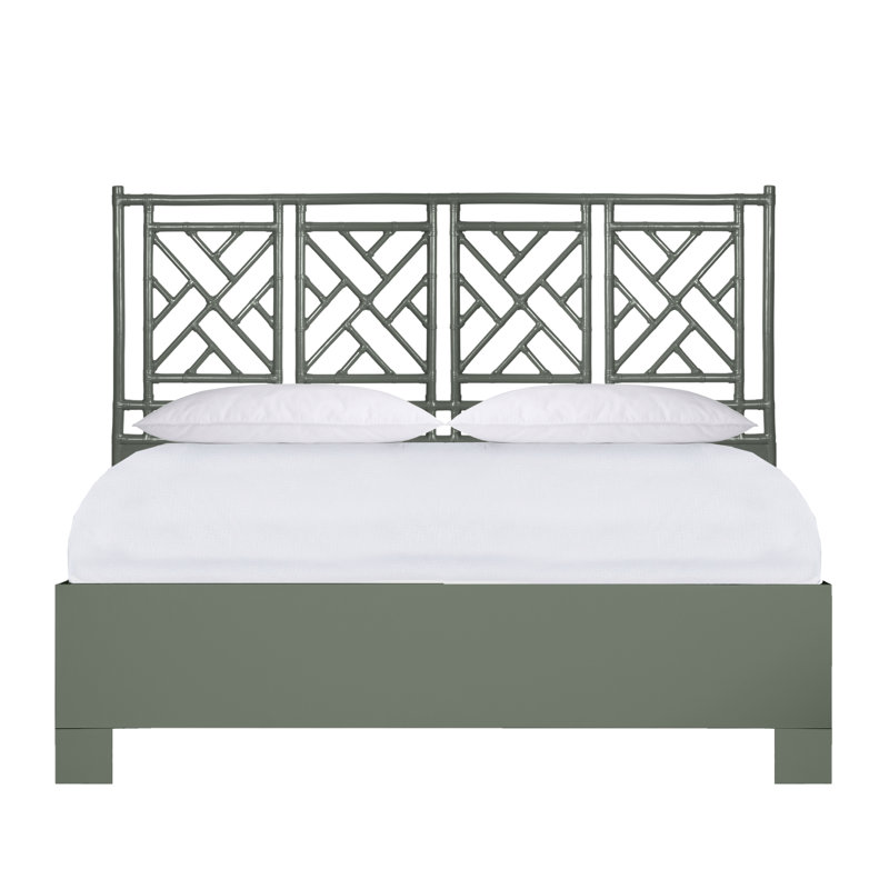 Chippendale Platform Bed, Evergreen, California King
