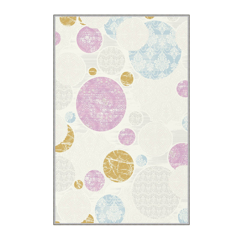 Premium 3D Digital Printed Carpet, 4. x 5.9 ft, 1% Polyester, Pile Height: .3 in, 65 g/m² | Antibacterial, Non-Slip Underside | Machine Washable, Ideal for Living Room, Bedroom, and Kids' Spaces