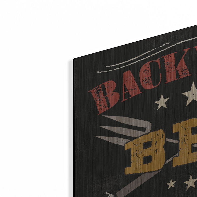 Art mural en métal «Backyard Bbq» par Pela Studio, H 24 po x l 24 po