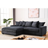 Oversized Two-Piece Sectional Couches For Living Room