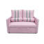 Canapé-lit 2 places escamotable avec port de charge USB, dossier réglable à 3 positions, causeuse convertible moderne avec panneaux d'accoudoirs élastiques pour le salon et la chambre d'amis, largeur 68,5 po-129380953