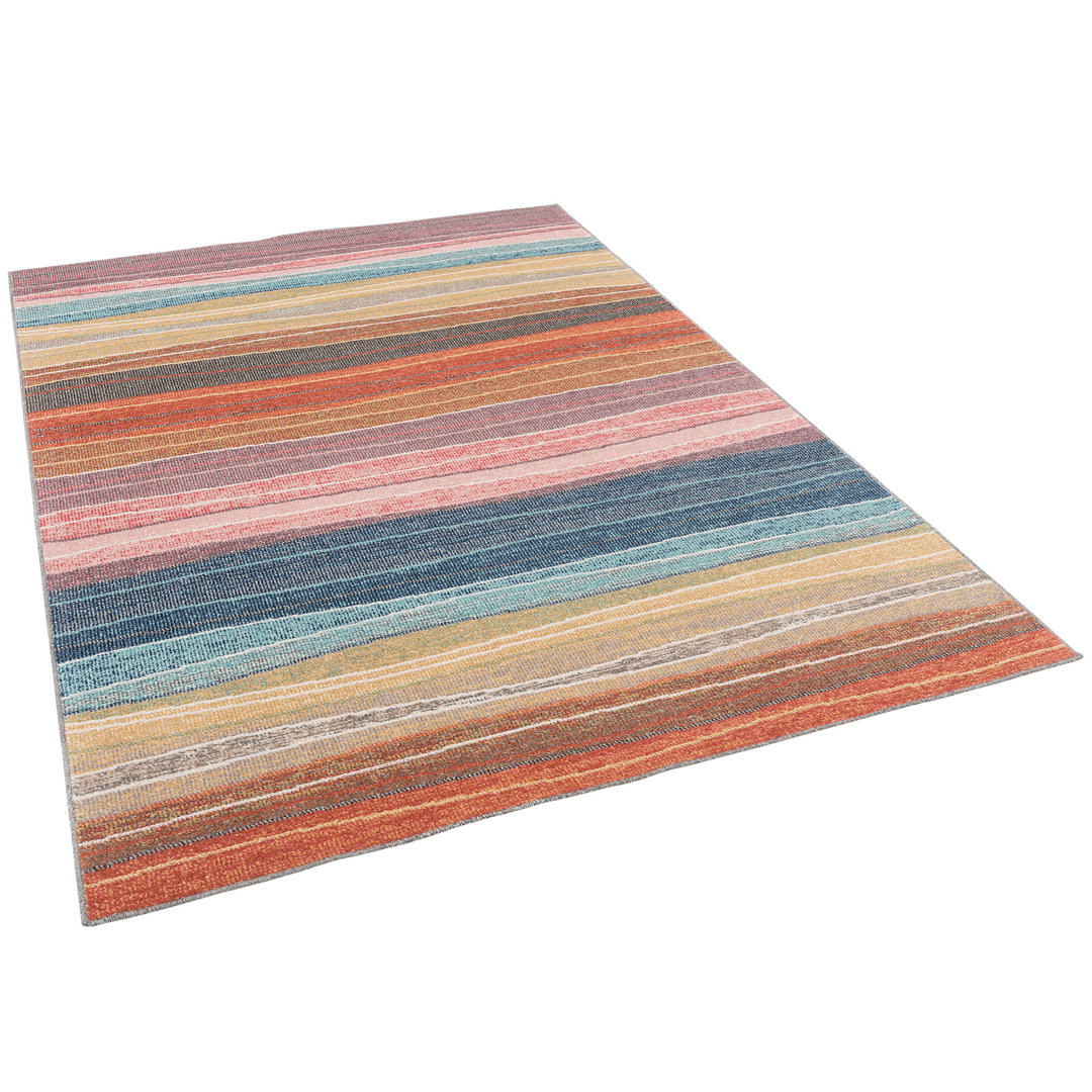 5_In- Und Outdoor Teppich Lagos Pastell Streifen