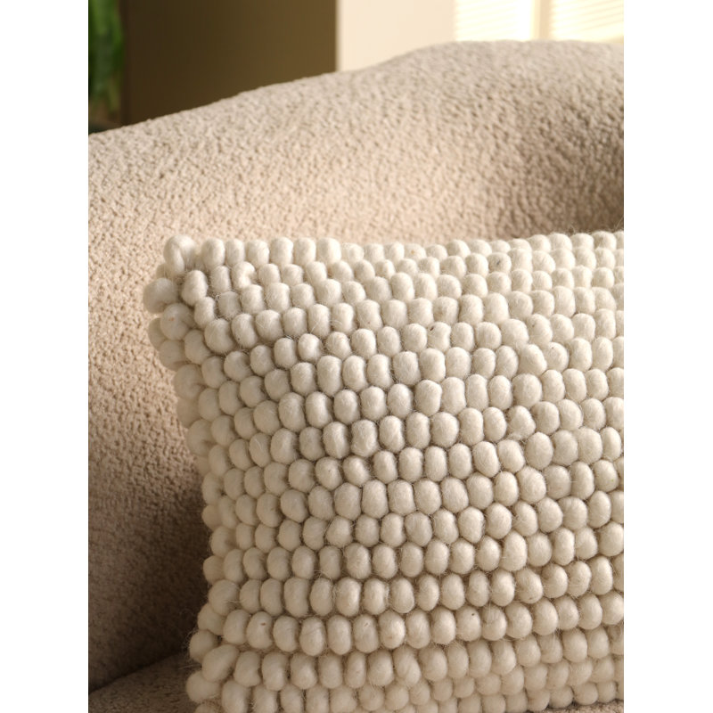 Modern Boho Handmade Accent Pillow Cover 12X20"