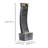 Barcot 38.58" Modern Curved Waterfall Fountain with LED Lights-1432217110